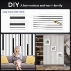 BSHEAD 16 Pack 2-Layer Fold Soundproof Wall Panels, 12 x 12 x 0.41 in Large Sound Proof Foam Panels for Walls, 0.9lb/ft³ High Density, 3D Acoustic Panels,Artistic Noise Dampening Panels White&Black