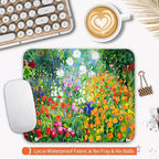 Armanza Square Mouse Pad Flowers Floral,Personalized Premium-Textured Custom Mouse Mat Design,Washable Mousepad Lycra Cloth,Non-Slip Rubber Base Computer Mouse Pads for Wireless Mouse
