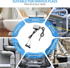 Water Leakage Detector, Underground Water Pipe Leak Detector Monitor with Intelligent High Sensitivity for Site Construction, Car Maintenance and Pipeline Locator