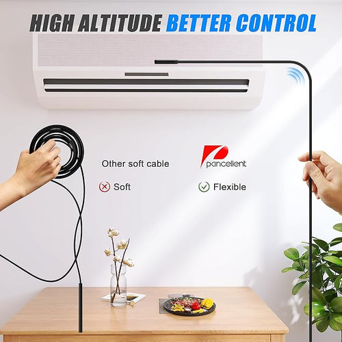 1920P Snake Inspection Borescope, Pancellent Type C Endoscope, Scope Camera with 8 LED Lights for Android and iOS Smartphone, iPhone, iPad, Samsung (16.5 FT/5M)