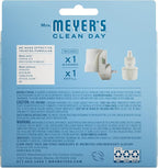 MRS. MEYER'S CLEAN DAY Premium Scented Oil Diffuser Kit, Rain Water, 1 warmer and .67 fl oz refill
