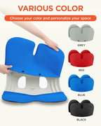 curble Grand Cover, Detachable Cover for Adult Chair, Ergonomic Chair Back Support and Lumbar Support (Blue)
