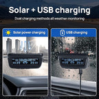 Masoll Tire Pressure Monitoring System, RV/Trailler TPMS with Solar Charging & Auto Calibration, M13 LCD Display tpms 4 sensors (0-87PSI)