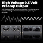NVX XLCA2 X-Series 2-Channel Line Out Converter Digital Bass Enhancer with xBOOST and Remote Level Control