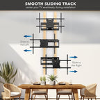 Mount-It! The Beast Outdoor TV Wall Mount, Weatherproof 275 lb Capacity Heavy Duty TV Wall Mount with Long Extension Arms