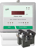 DAE P204-400 KIT, 400A, UL kWh Smart Submeter, 3 Phase, 120-480V, 3 Split Core CTs (inner dia. 1.38 inch)