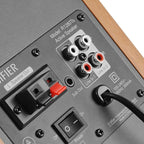 Edifier R1280Ts Powered Bookshelf Speakers - 2.0 Stereo Active Near Field Monitors - Studio Monitor Speaker - 42 Watts RMS with Subwoofer Line Out - Wooden Enclosure