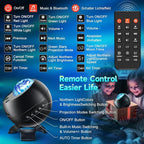 Northern Galaxy Light Projector, 300+Modes & 5 Films Star Projector, 15 White Noise & Bluetooth Moon Galaxy Projector, Valentines Day Gifts, Gifts Star Lights for Ceiling, Bedroom Decor