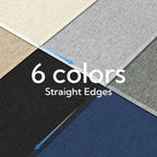 Olanglab Fiberglass Acoustic Wall Panels 4 Pack, 11.8'' x 23.6'' Sound Panels, Fabric Wrapped Sound Proof Panels for Walls (Khaki)