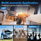 JMDHKK M8000 Hidden Camera Detector, Bug Detector,Camera Finder, Signal Detector for Hotels, Travels, Vehicles, Offices, Public Fitting Rooms (Gray)