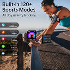 Fitness Tracker Answer/Make Calls, Smart Watch with Blood Pressure, Blood Oxygen, 24/7 Heart Rate Monitor, 120+ Sport Mode Activity Tracker, Waterproof Sleep Tracker for Women Men
