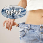 TOOVREN Pant Waist Tightener - No Sew, No Tools Jeans Button Tightener - Adjustable Buttons for Loose Jeans - 4 Sets