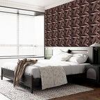 Art3dwallpanels Antique Copper 33 Pack 3D Wall Panels for Interior Decor, PVC Textured Wall Panels 12''x12'' Cover 32.Sq.Ft.Antique Copper