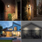 Lustrlach Motion Sensor Outdoor Light Fixtures Wall Mount,Exterior Wall Sconce, Porch Light, Garage Lights, Waterproof Motion Lights for Outside, Garden, Front Door
