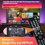 Universal Backlit Remote for Sony TV, for All 2019-2025 Sony Remote Control for Smart TV with Voice Control, Replacement Remote for Bravia XR/XBR/KD Series Google TVs, Backlight, 1 Year Full Warranty