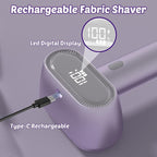 Tylasom Fabric Shaver, Rechargeable Double-Head Lint Remover, Electric Lint Shaver and Clothing Shaver to Remove Pillings and Fuzz Easily