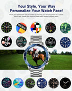 SOUYIE Smart Watch for Men,1.43''AMOLED Screen with 24 Hours Healthy Monitor, 100+ Sports Modes Fitness Tracker Watch, High-Capacity Battery Pedometer Calorie Smartwatch Compatible Android iOS
