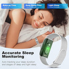 SEEKZERO Sleep Tracker, Activity & Fitness Trackers | Health Smart Bracelet 24/7 Heart Rate | Step & Calorie Counter | IP68 Waterproof Activity Tracker for Family & Friends-No Subscription Fee