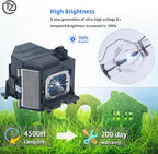 TZRSQL Original LMP-H220 Replacement Projector Lamp Bulb for Sony VPL-VW260ES VPL-VW270ES VPL-VW278ES VPL-VW285ES VPL-VW295ES VPL-VW315N VPL-VW320ES VPL-VW325ES VPL-VW385ES VPL-VW365ES