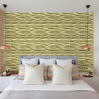 STICKGOO 3D Wall Panels for Interior Wall Decor, Champaign Gold Wave Design Accent Wall Panels, 19.7" x 19.7" Decorative PVC Wall Panels for Living Room, Lobby, Office