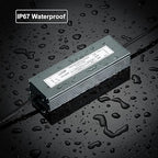 LLTOP Low Voltage Transformer 200 Watts Waterproof IP67 Power Supply 90-130V AC to 12V DC 16.7A LED Driver Converter Power Adapter for Indoor Outdoor LED Lights