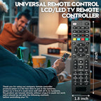 Universal TV Remote Control is Suitable for LED Smart TVS of LG,Samsung,Sony,Philips,Panasonic,Sharp,Toshiba,Hitachi,VIZIO,TCL,JVC,Hisense and Other Brands (1pack)