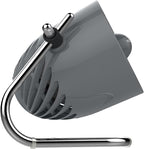 Vornado Pivot Personal Air Circulator Fan, 6-inch, Quiet Portable Travel Fan, 3 Speeds, Storm Gray