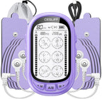 Dual Channel TENS EMS Unit TENS & PMS Unit (Model: YF1503) (Purple)