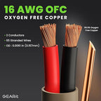 GEARit Outdoor Speaker Wire CL3 Rated, 16 Gauge Speaker Wire, Speaker Cable 250 ft for Outdoor Speakers, Patio, Garden, Backyard Audio, Direct Burial in Ground/in Wall, OFC (Brown, 2-Conductors)