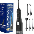 Water Flosser for Teeth, Cordless Oral Irrigator, Portable Dental Flosser with 300ML Tank, 4 Cleaning Modes, IPX7 Waterproof, Rechargeable Water Floss Pick for Braces, Gum Care & Travel