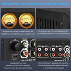 Douk Audio L3 RCA Audio Switch 1 in 3 Out & 3 in 1 Out, 3 Channel Switcher Selector Box with Remote Control & VU Meter & Bypass for PC, Amplifier, Speaker