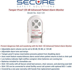 Secure Bed Exit Alarm for Elderly Adults Fall Prevention - 80-120 dB Monitor,12x30 Weight Sensing Pressure Pad - Caregiver Alert System for Seniors, Dementia Patients to Know When They Get Up