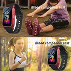 Elderly Fall Watch, Smart Watch for Men Women Wtih Sos Call and Health Monitoring, Ip67 Waterproof, Emergency Call Bracelet, for Seniors & Adults, Christmas and Birthday Gifts, 4G Safety(Black)