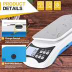 Digital Lab Scale 5000g x 0.1g LCD Display Analytical Balance Jewelry Scale with Charging Precision Electronic Scale Scientific Scale 0.1g Accuracy for Laboratory Kitchen Measurement