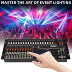 Ygybeyond DMX 1024Controller, DMX512, 1024 channel Controller, Stage Lighting Equipment & Accessorie For Dj, Ktv, Large Concert, DMX Light Controller (1024 channel DMX-1024)