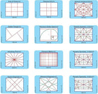 CLPA Video 4:3 Photographic Viewfinder Set: All viewfinders in 4:3 Aspect Ratio only for Art, Photography, & Video