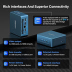 GEEKOM Mini PC[Business Cost-Saving Star] IT12(3-Year Coverage) with 12th Gen Intel i5-12450H Mini Computers,16 RAM/512GB SSD(Not LPDDR) Windows 11 Pro Desktop PC (Low-Power),Dual USB 4/8K(UHS-II)