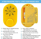 2+ Hr Voice Box for Stuffed Animals by Friendly Songs - This Sound Module can Hold 70+ MP3 Songs or MP3 Voice Recordings Inside The Voice Recorder for Stuffed Animals and Plush Teddy Bears