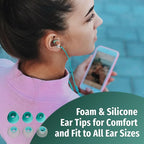 Symphonized Premium Wooden iPhone Earphones Wired (USB C) Deep Bass Sound, 3D Sound, Microphone Volume Control, 90% Noise Cancelling for Type C Devices. Earphones for iPhone 15 to 17 & Android