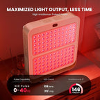 EmberTouch Red Light Therapy Panel - 660nm & 850nm Infrared Light Therapy Lamp with Smart App Control, 110 LEDs High Power Device at Home for Body, Face, Recovery, Skin Health, 215W (PRO200)