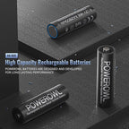 POWEROWL Rechargeable AA Batteries, 2800mAh High Capacity Double A Batteries NiMH Low Self Discharge, Qty 20