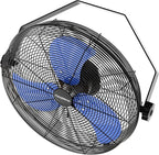 2600 CFM 14 inch Outdoor High Velocity Wall Mounted Fan, 3-Speed Metal Fans with IP44 Enclosure Motor, Industrial Grade Weatherproof Wall Fan for Patio, Greenhouse, Garage, and Gazebo