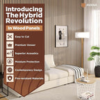 Avana Acoustic Wood Wall Panels – 94.4 x 12.6 Inch White Oak Acoustic Panels 4 PCs – Wall Panels For Interior Wall Decor for Homes, Offices, Studios – Pleasing Design Wood Panels For Wall