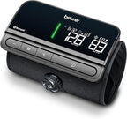 Beurer BM81 easyLock Automatic Upper Arm Blood Pressure Monitor, Smart Cuff Without Cables for Fast Measurement, Data Transfer to Apple Health and co., Bluetooth, 240 Memory Sets