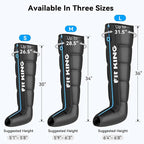 FIT KING Upgraded Cordless Recovery System, Professional Air Compression Massager, Reduces Muscle Pain and Improves Circulation, Warm-up and Fast Recovery for Athletes, Zone Massage Optional (Medium)