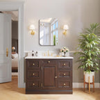 CILIBER Frameless Wall Mirror, 16" x 24" Rectangle Bathroom Mirror Rounded Corner, HD Shatterproof Vanity Mirror with Polished Edge for Over Sink, Bedroom, Entryway, Vertical or Horizontal