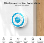 PGST Alarm System for Home Security,2025 Wireless Security Systems for House with Instant App Alerts,13Pcs with Door/Motion Sensors,Remote,Compatible with Alexa for Villa,Apartment,Kids Safety,Office
