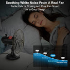 AMACOOL Oscillating Vintage Fan, All Metal 8" Retro Table Top Fan, Adjustable Head Tilt, Quiet 3 Speeds Plug-In Desk Fan for Bedroom Home Office & Kitchen