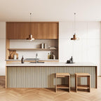 2-Pack Wood Panels for Wall - Acoustic Wood Slat Wall Panels, Soundproof Wooden Paneling for Interior Decor