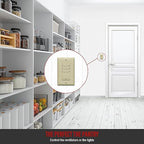ENERLITES 4-Hour Countdown Timer Switch, 5-10-30-60 Min, 2-4 Hour, for Bathroom Fans, Heaters, Lights, LED Indicator, 120VAC 800W, No Neutral Wire Required, UL Listed, HET06-J-I, Ivory